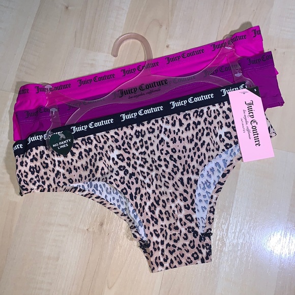 Juicy Couture Other - JUICY COUTURE CHEEKY Laser Cut Peak a boo back Panty 3 set